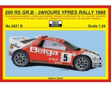 Kit – RS 200 „Belga“ - 1986 Rally Ypres - R.Droogmans